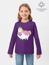 Детский лонгслив / Единорог | Пончик