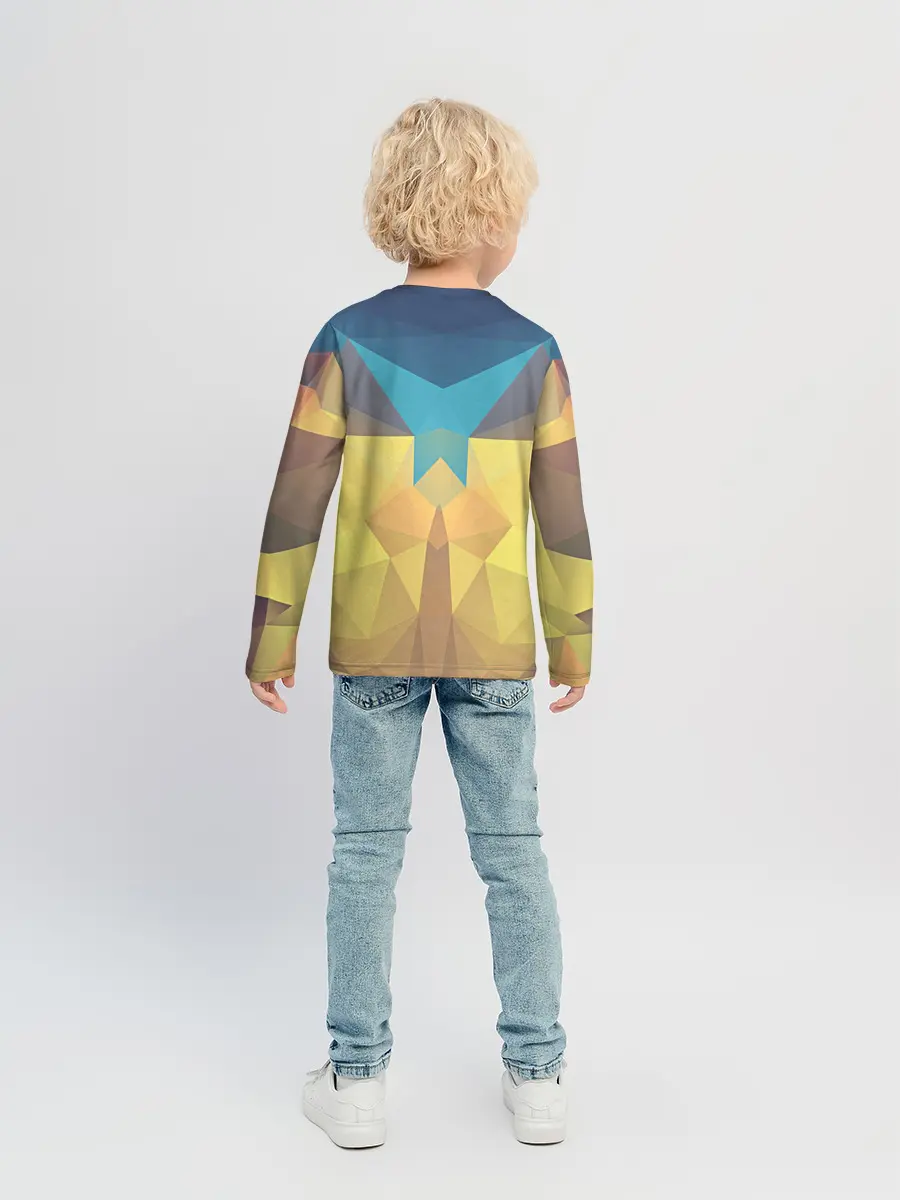 Детский лонгслив / Абстрактная Геометрия