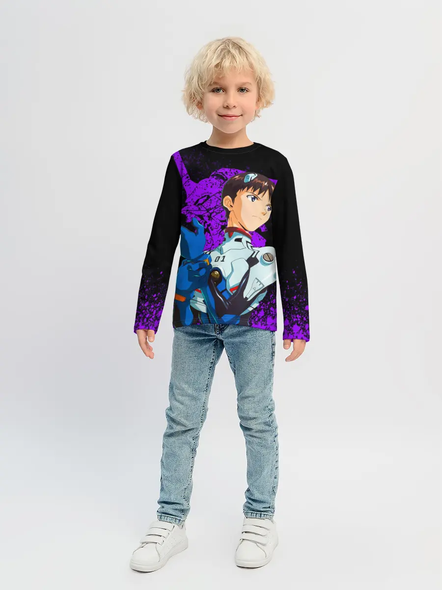 Детский лонгслив / ЕВАНГЕЛИОН