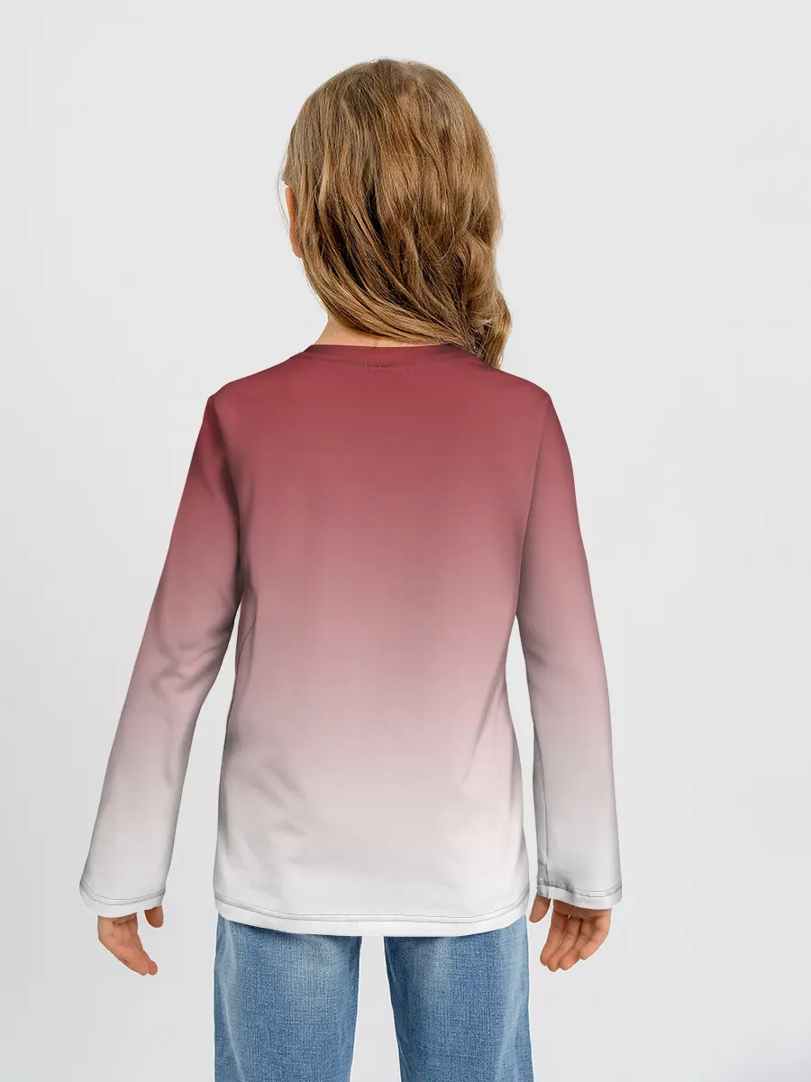 Детский лонгслив / малышка ушки хвост глаза