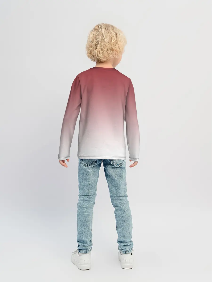 Детский лонгслив / малышка ушки хвост глаза