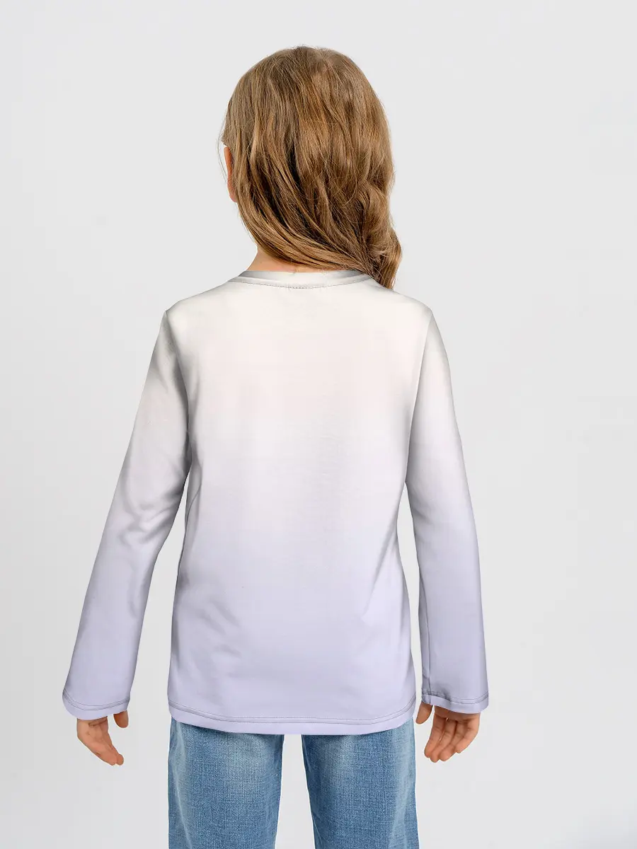 Детский лонгслив / малышка с пушистиком