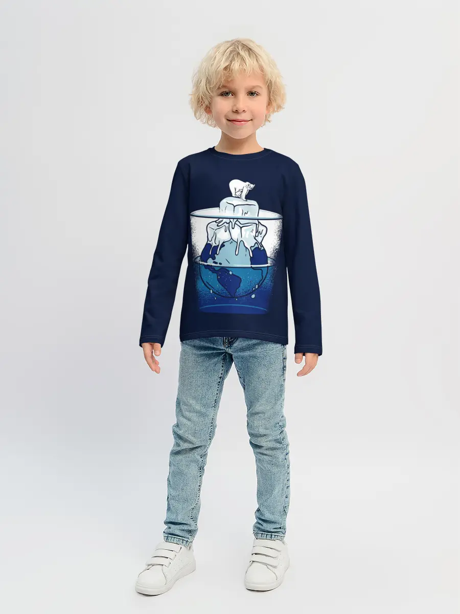 Детский лонгслив / Polar Ice Bear