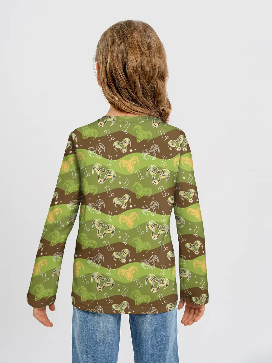 Детский лонгслив / Козерог