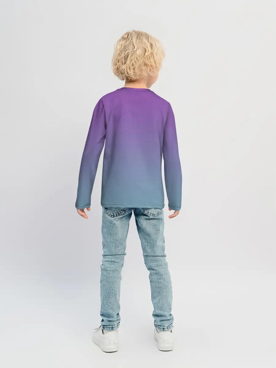 Детский лонгслив / девочка в форме