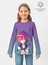 Детский лонгслив / девочка в форме