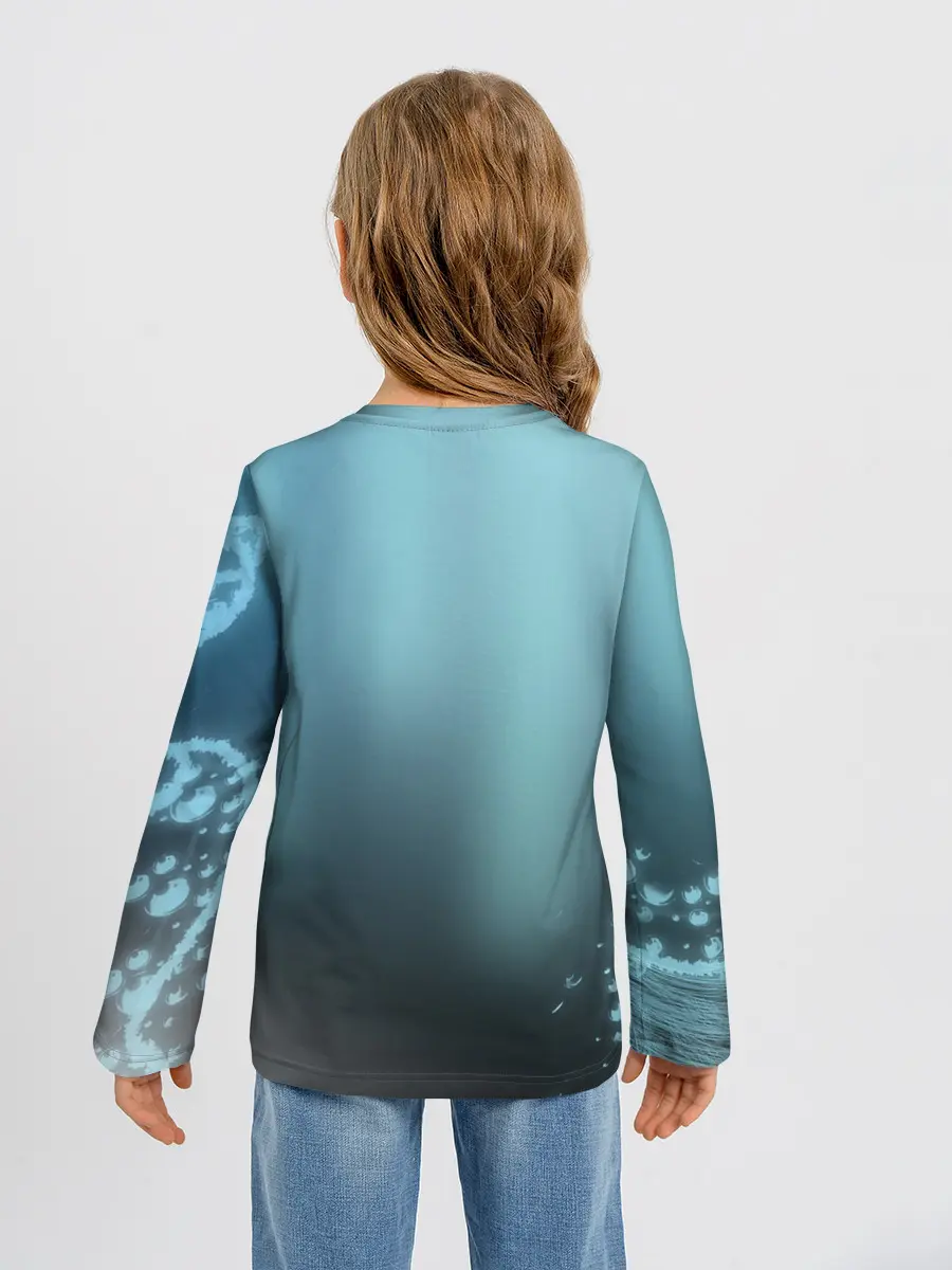 Детский лонгслив / Водяные свечения