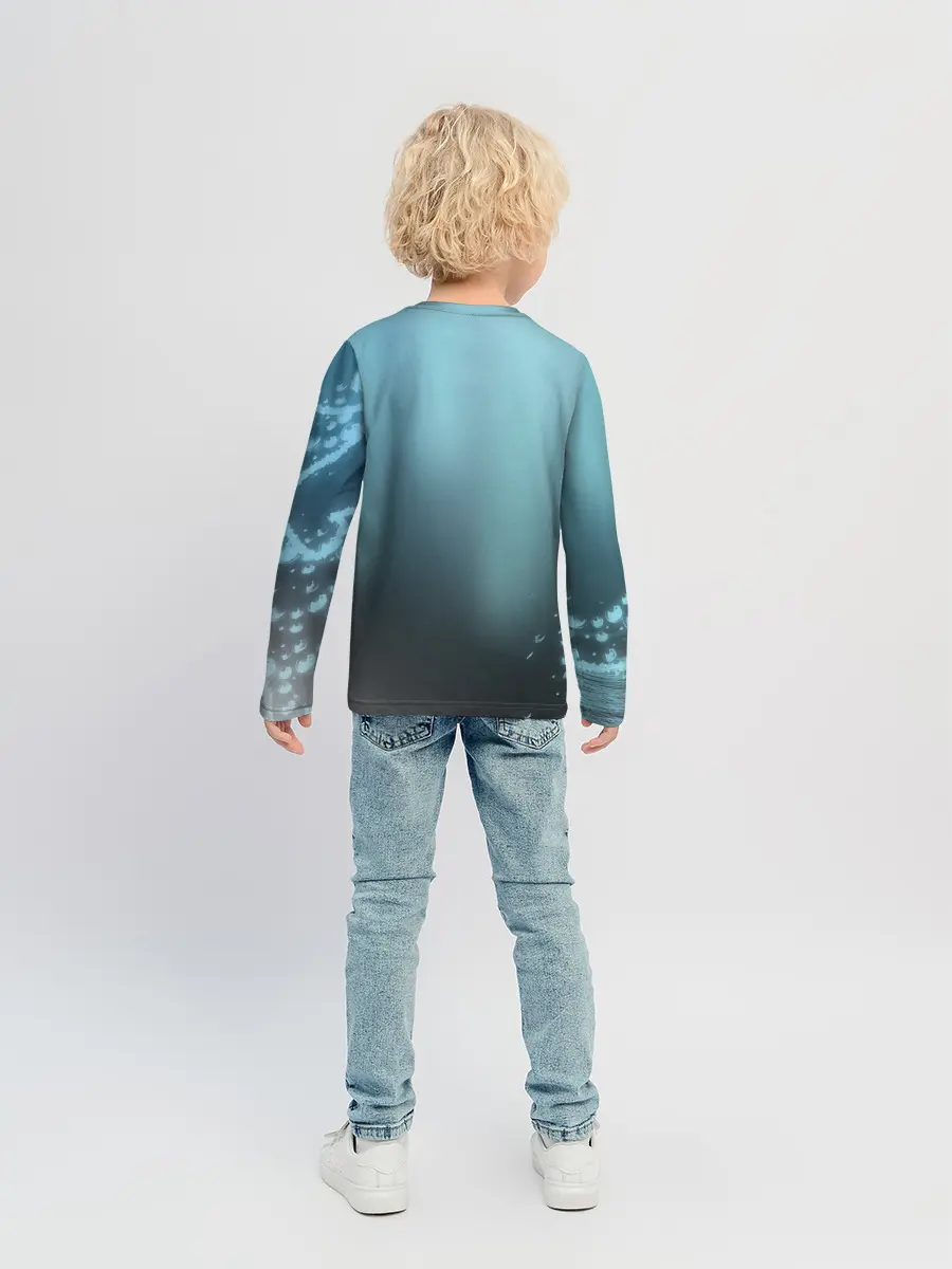 Детский лонгслив / Водяные свечения