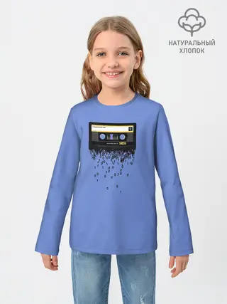 Детский лонгслив / Касета из 0 и 1