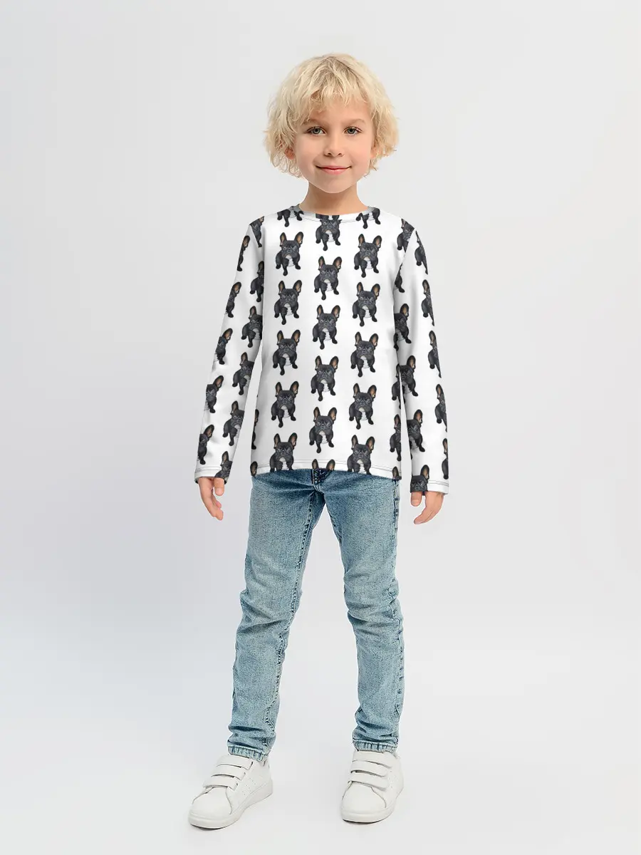 Детский лонгслив / Бульдожки