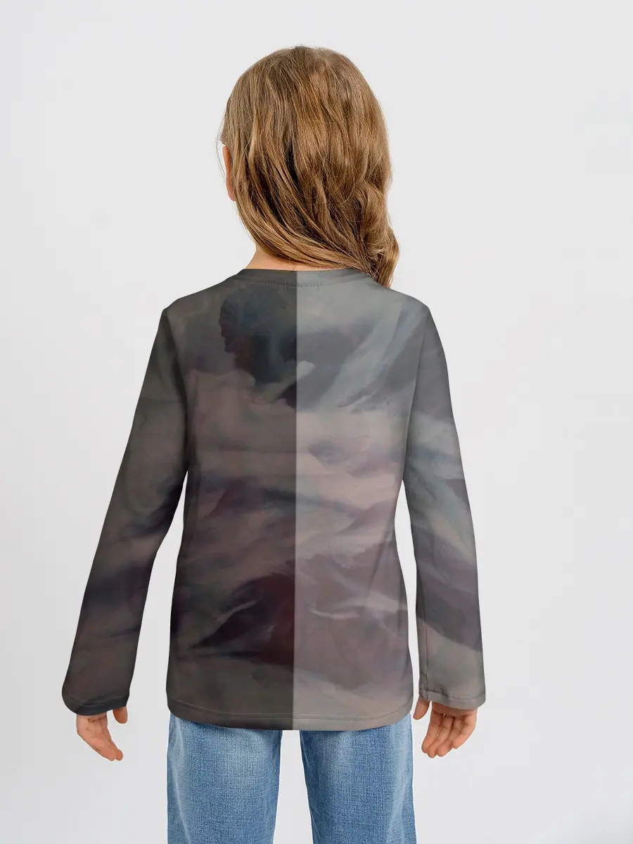 Детский лонгслив / Clubhouse | Клабхаус лого бразги