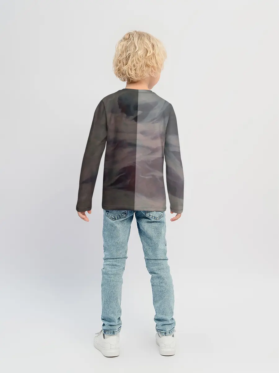 Детский лонгслив / Clubhouse | Клабхаус лого бразги