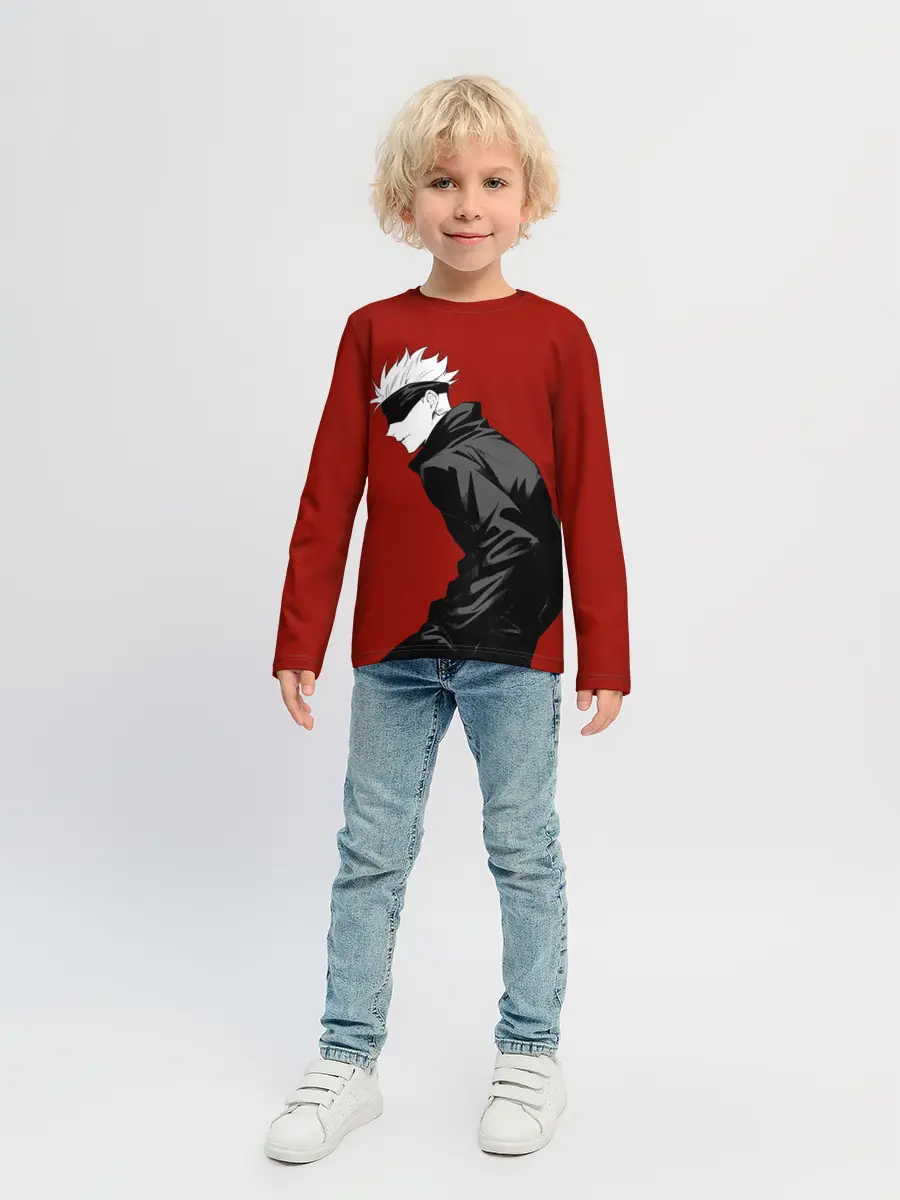 Детский лонгслив / Годжо Магическая Битва