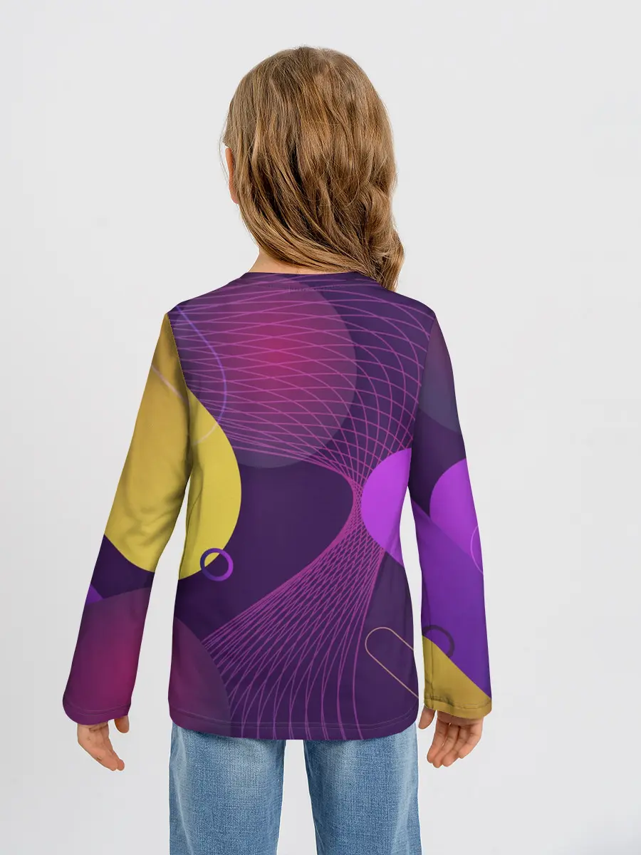 Детский лонгслив / ГЕОМЕТРИЧЕСКИЕ ЛИНИИ