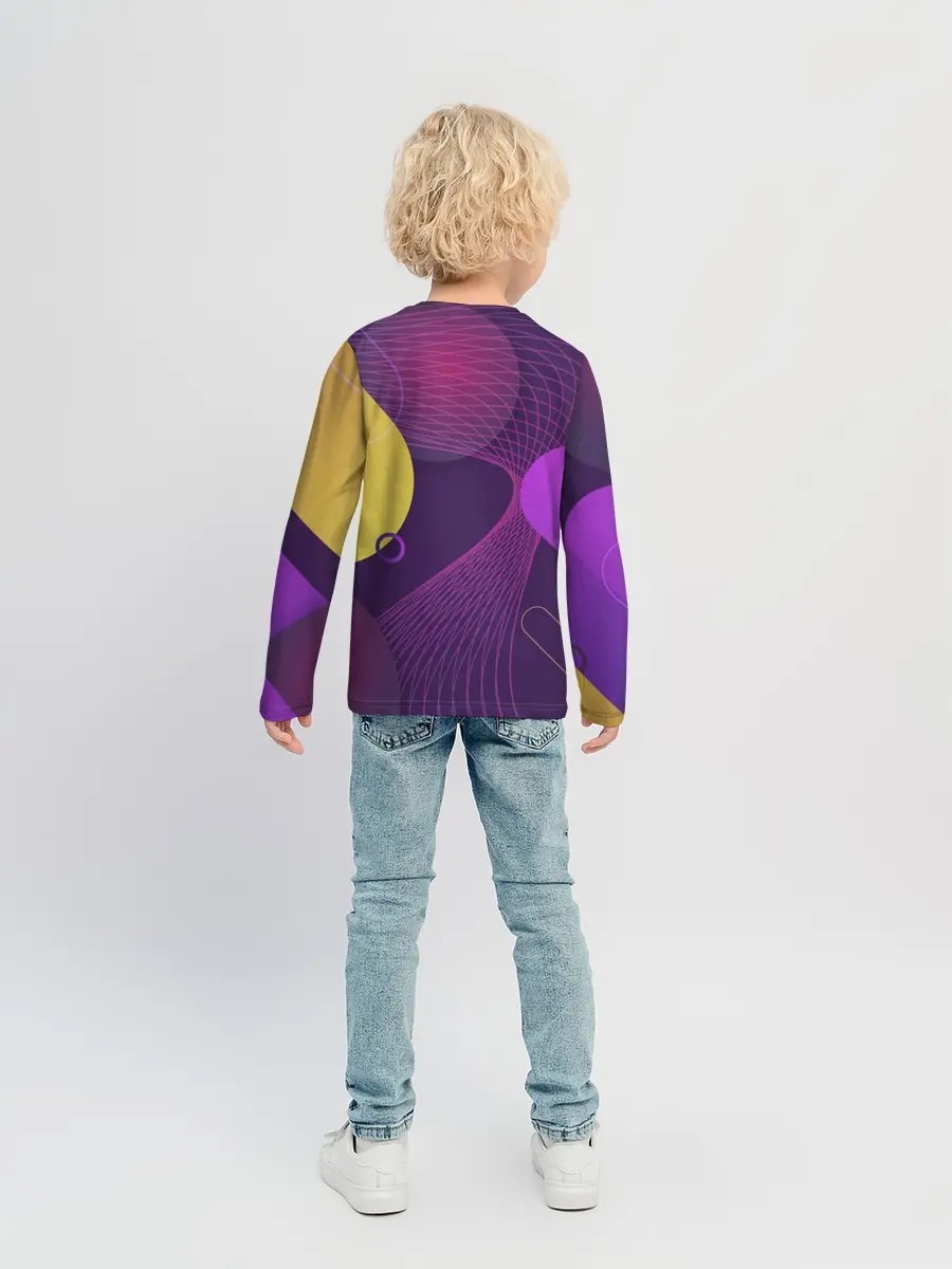 Детский лонгслив / ГЕОМЕТРИЧЕСКИЕ ЛИНИИ