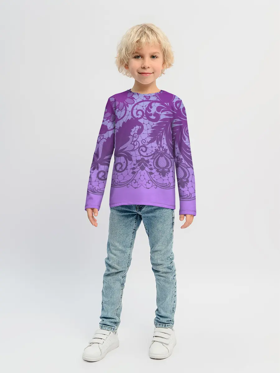 Детский лонгслив / Кружево