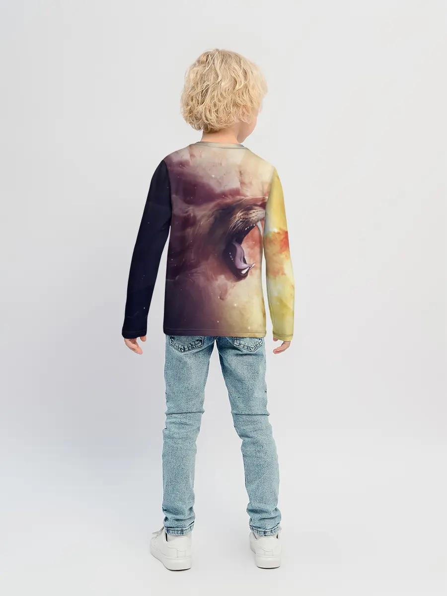 Детский лонгслив / TIGER ROAR