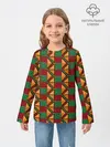 Детский лонгслив / Узор коренных индейцев америки