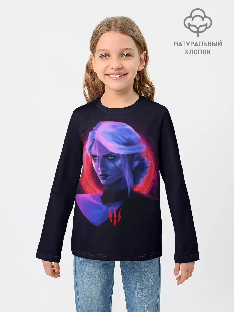 Детский лонгслив / Цири | Ведьмак