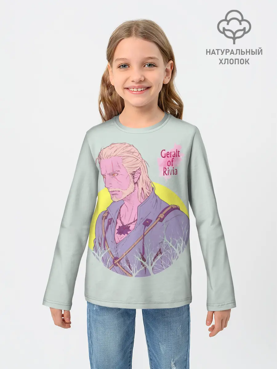 Детский лонгслив / Geralt of Rivia | Ведьмак