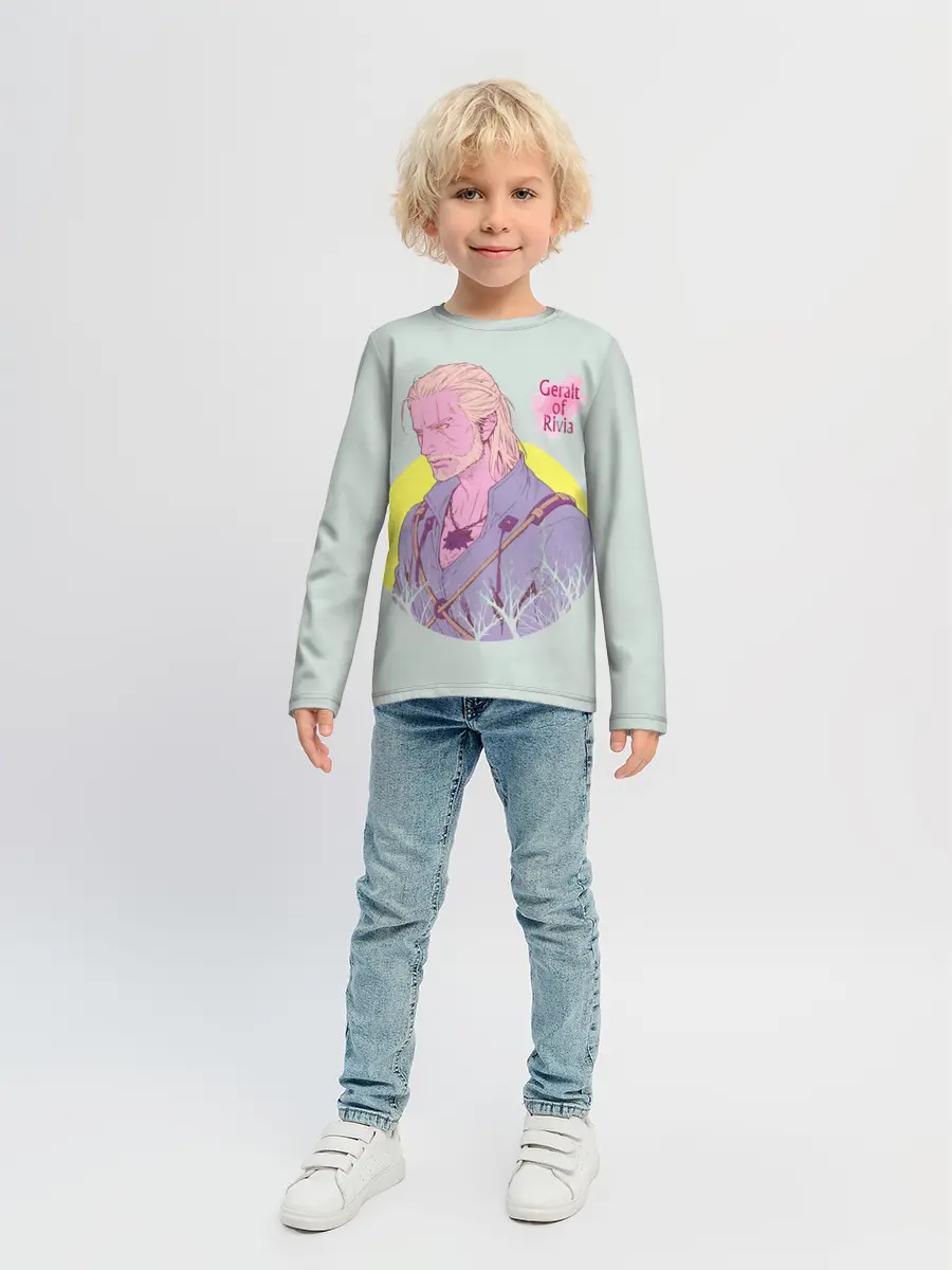 Детский лонгслив / Geralt of Rivia | Ведьмак