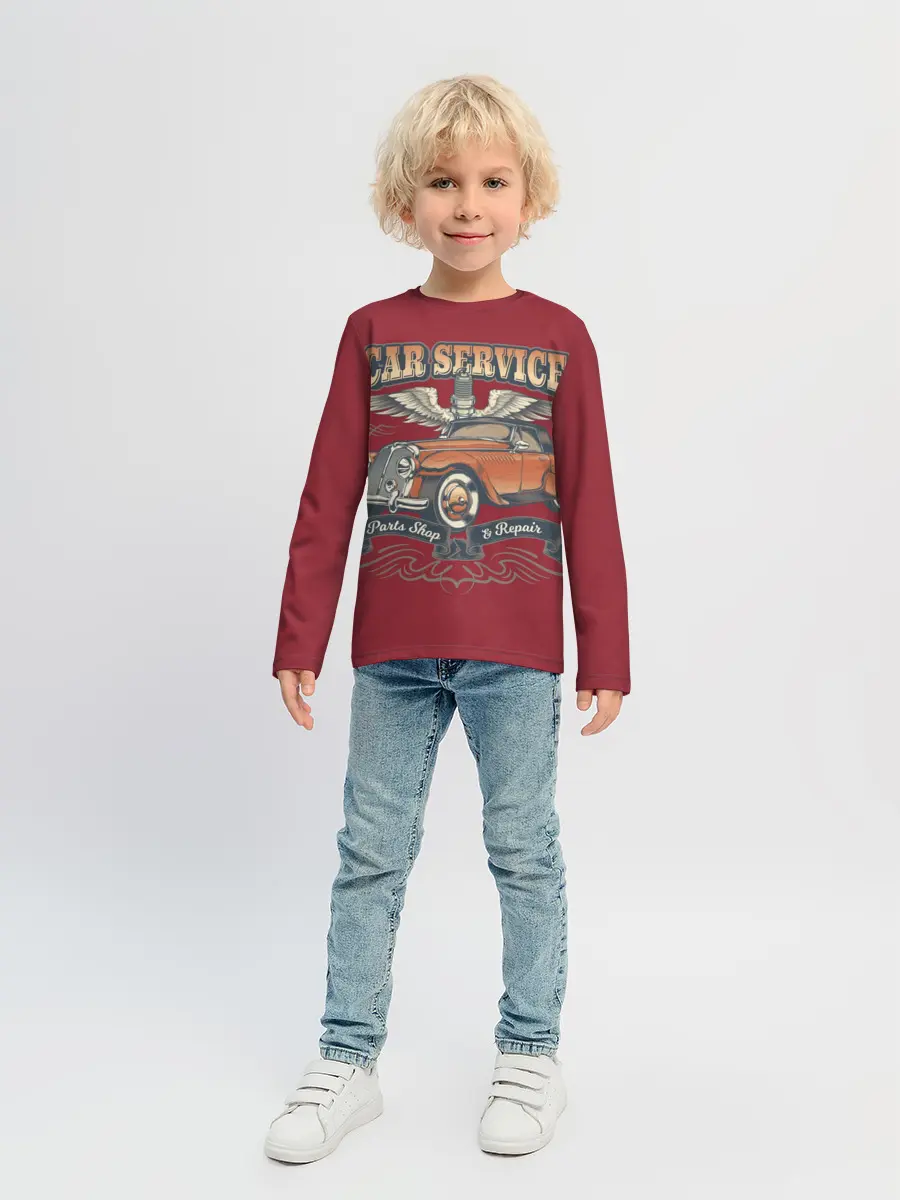 Детский лонгслив / CAR SERVICE