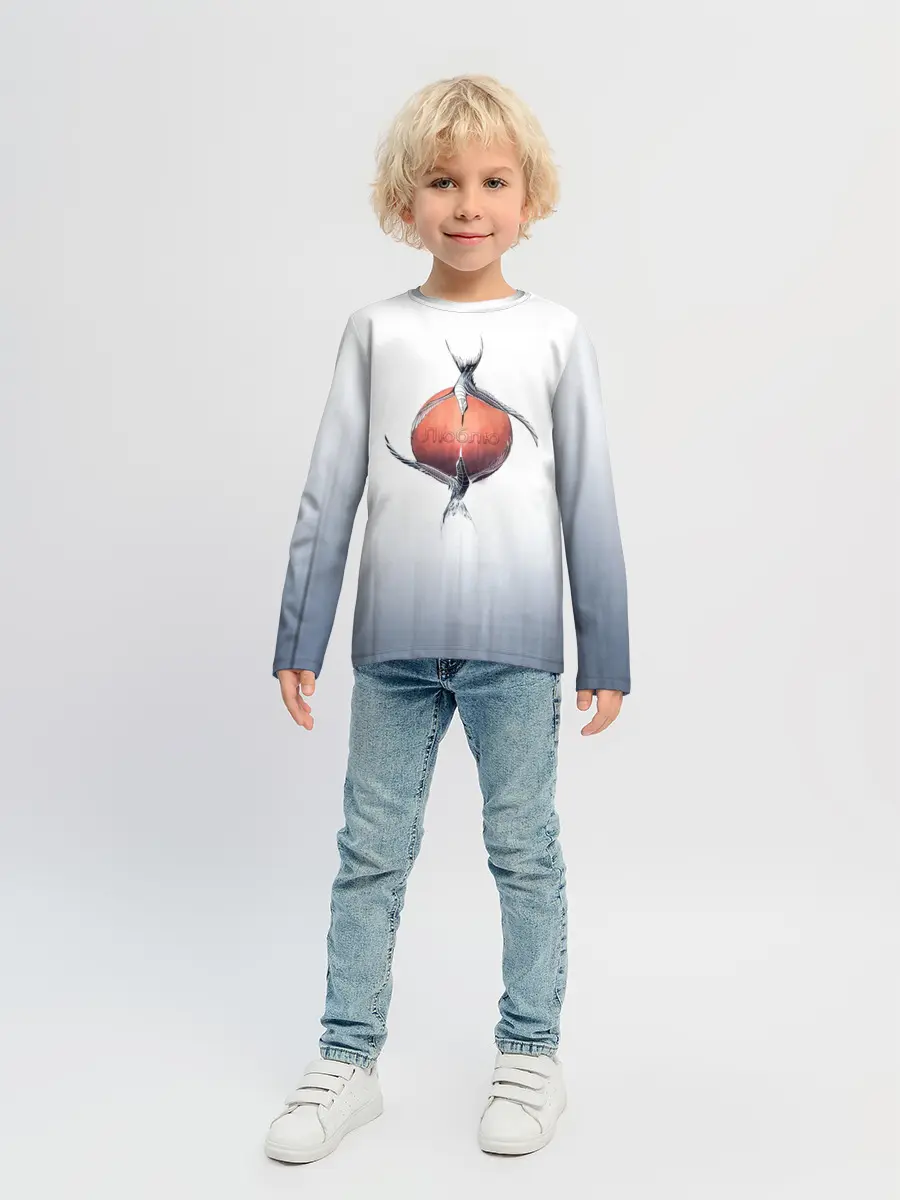 Детский лонгслив / Птичья любовь