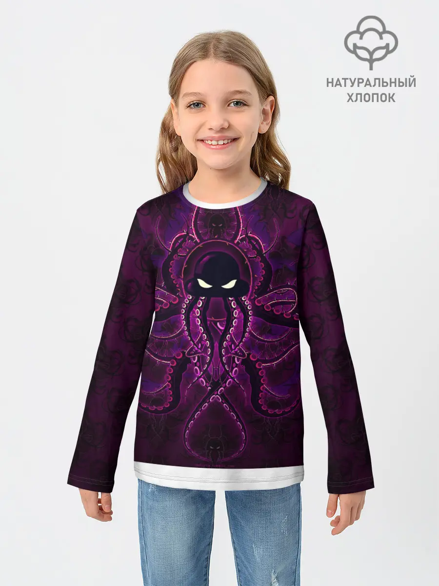 Детский лонгслив / octopus | осьминог