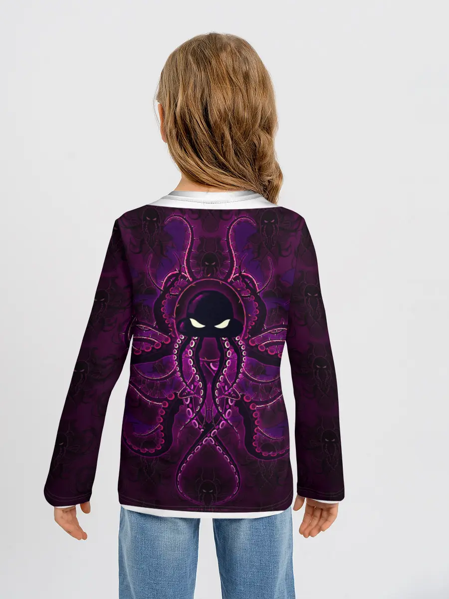 Детский лонгслив / octopus | осьминог