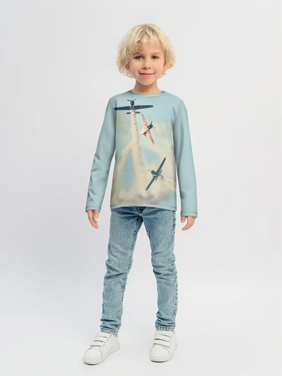 Детский лонгслив / Planes