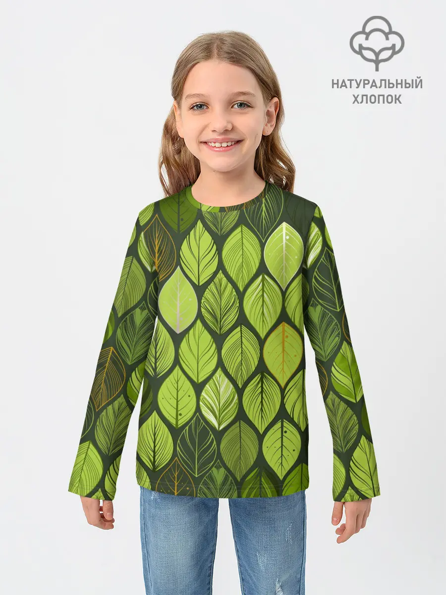 Детский лонгслив / ЛЕСНАЯ БРОНЯ