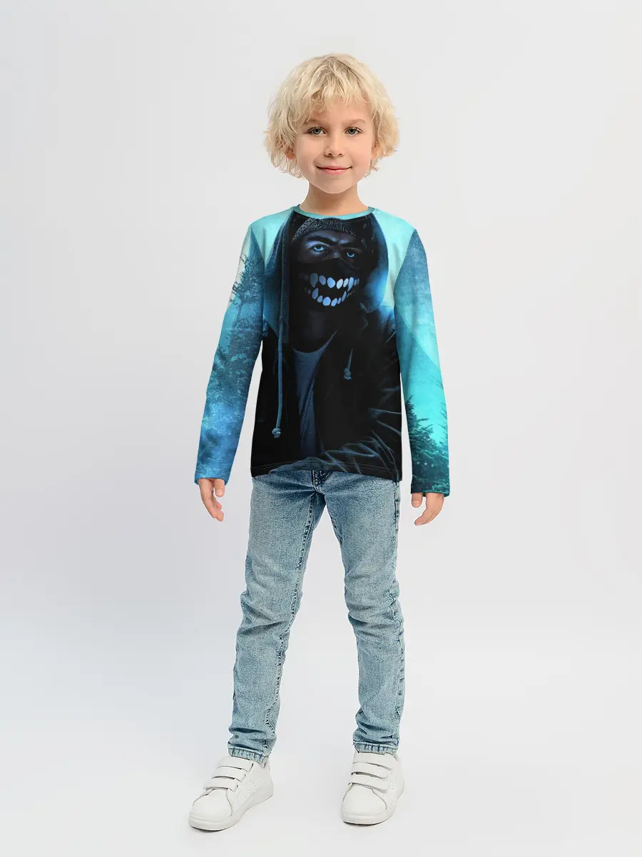 Детский лонгслив / Парень в маске