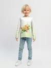 Детский лонгслив / букет рисунок