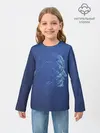 Детский лонгслив / Digital face