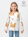 Детский лонгслив / Милый Корги