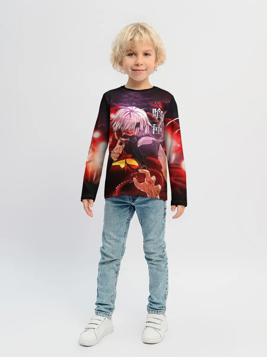 Детский лонгслив / Загадочный Канеки Кен