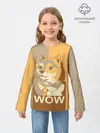 Детский лонгслив / Doge Wow