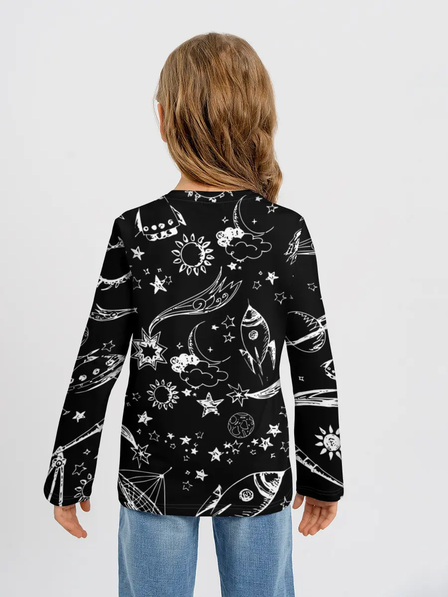 Детский лонгслив / Саша | Просто Космос