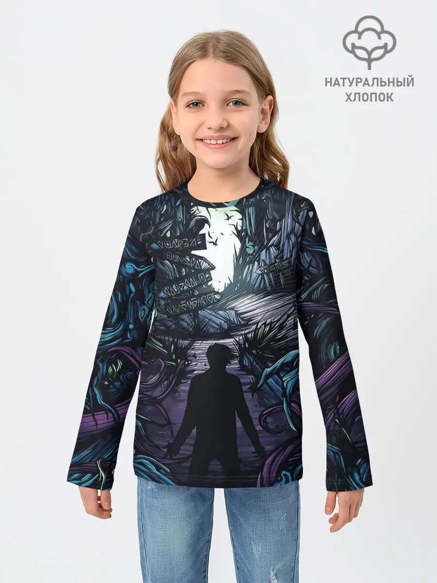 Детский лонгслив / Мистический Лес