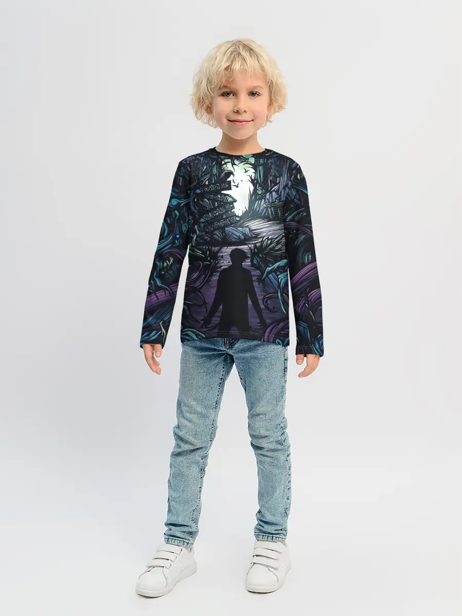 Детский лонгслив / Мистический Лес