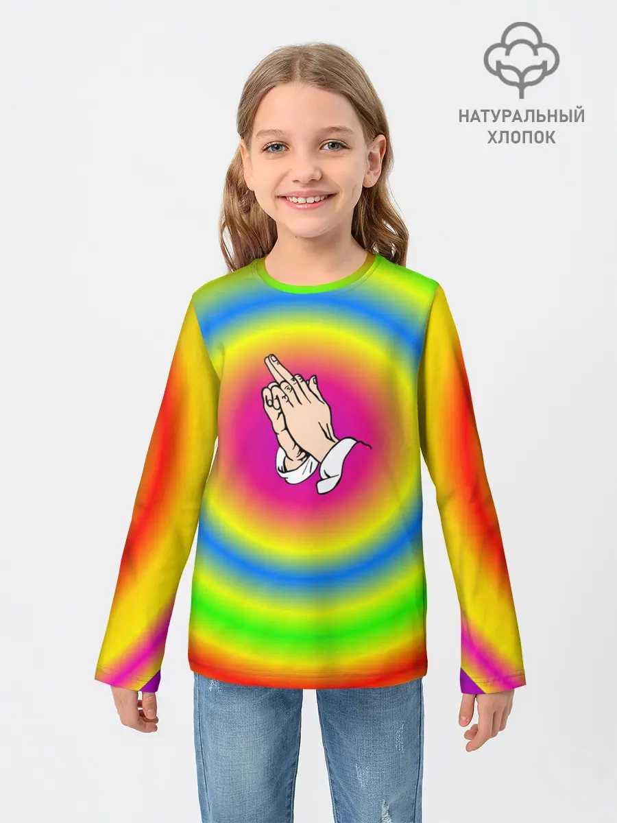 Детский лонгслив / bright print