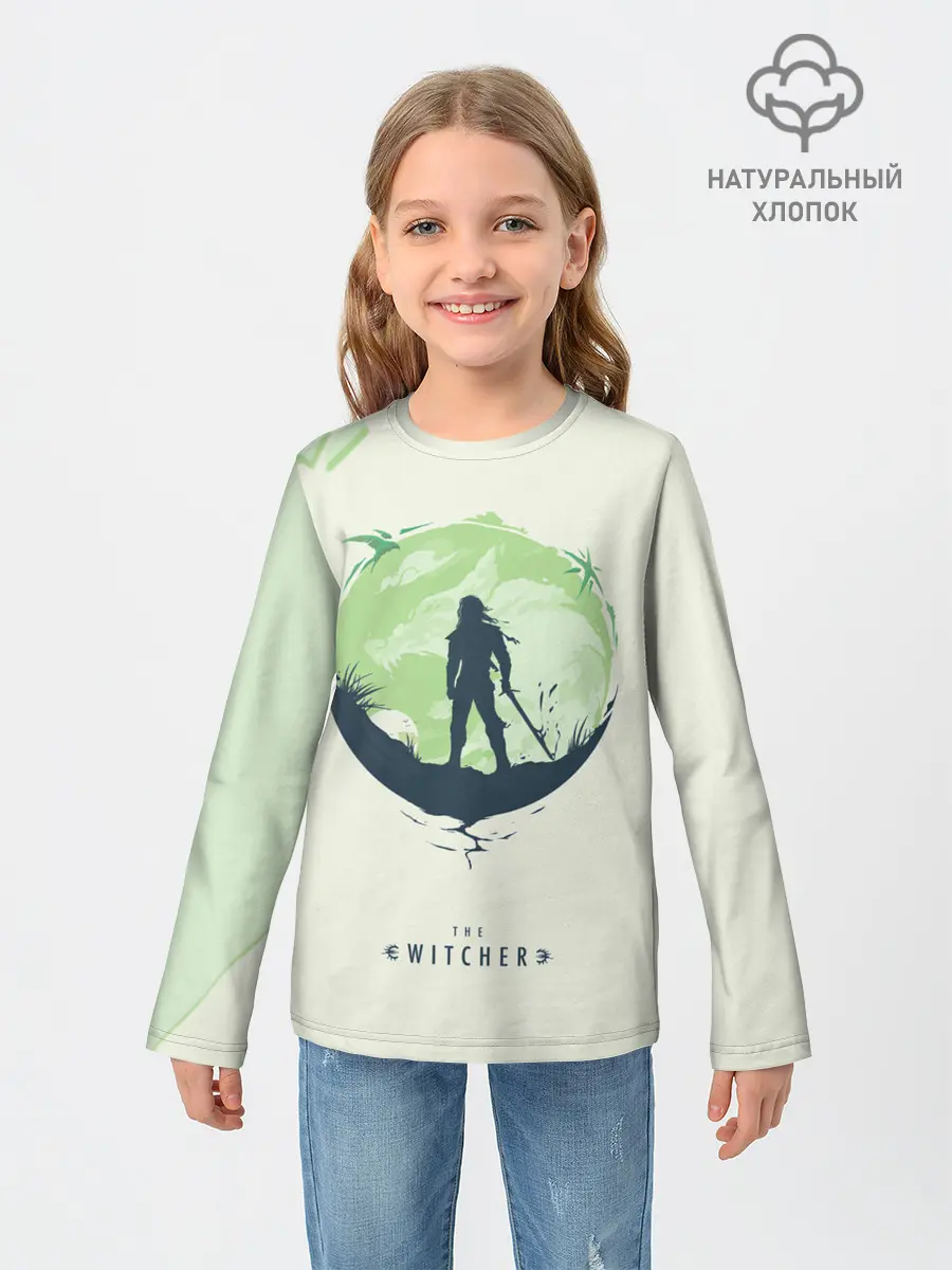 Детский лонгслив / Школа волка