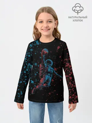 Детский лонгслив / Space Dank