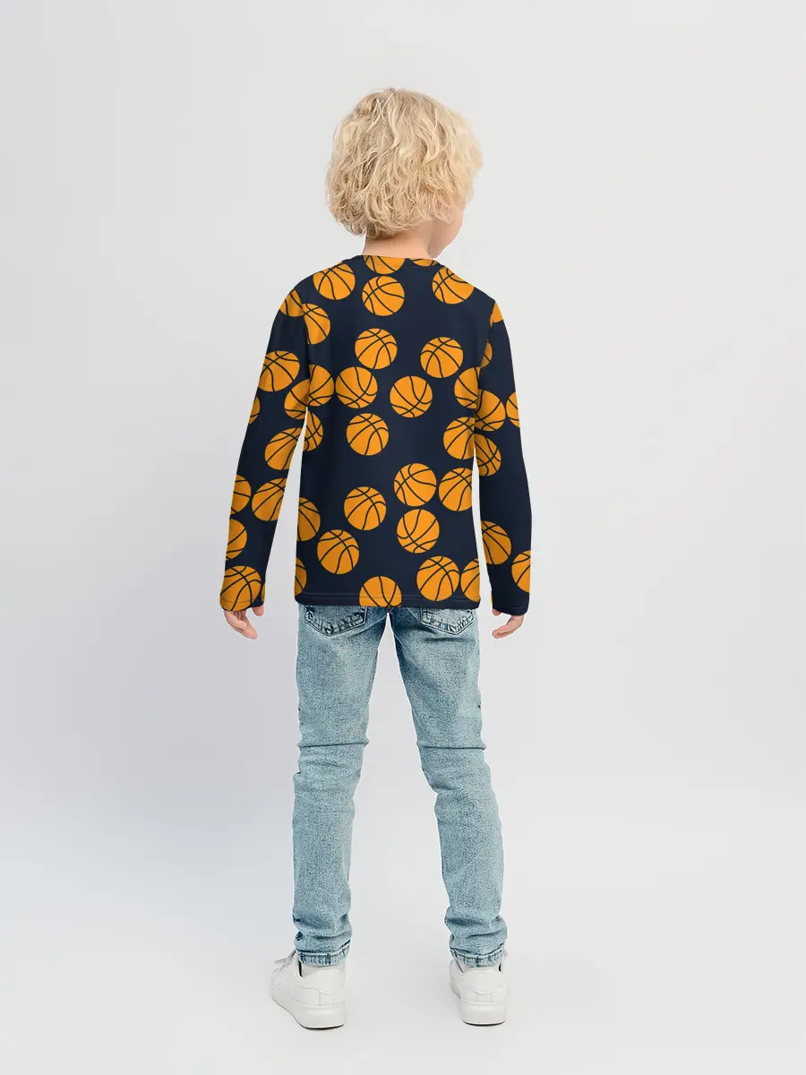 Детский лонгслив / Баскетбольные мячи