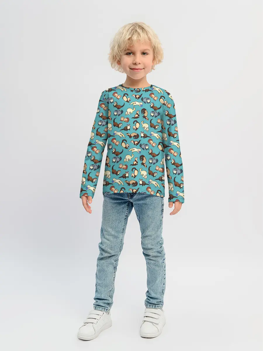Детский лонгслив / Соболи