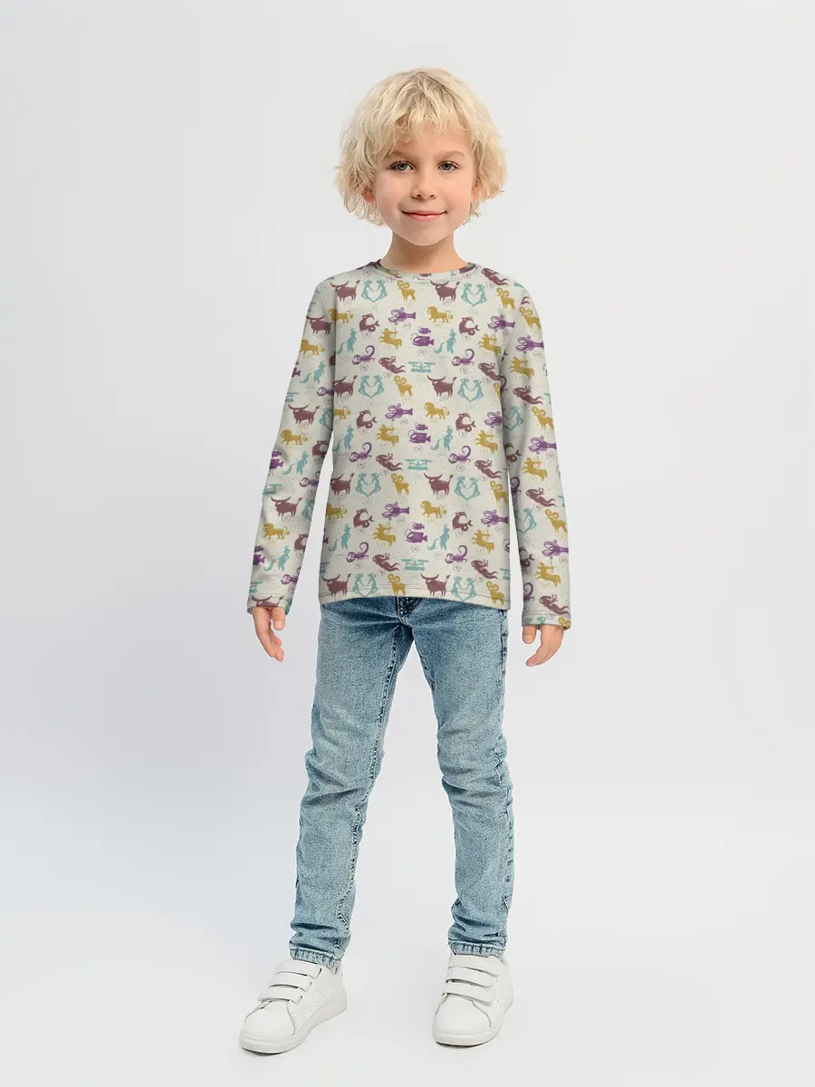 Детский лонгслив / Знаки Зодиака