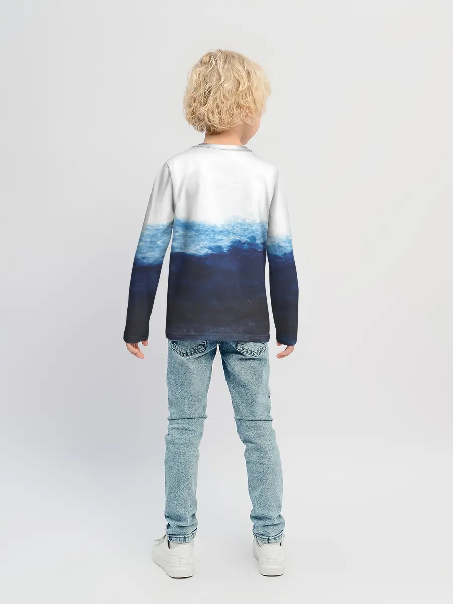 Детский лонгслив / Акула