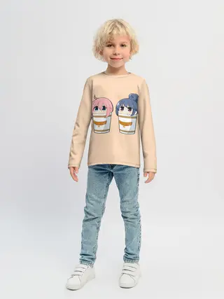 Детский лонгслив / Подружки в карри