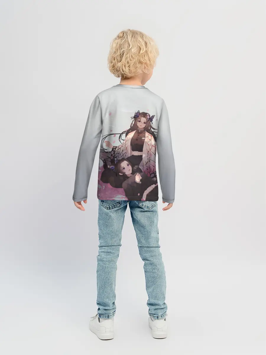 Детский лонгслив / КЛИНОК РАССЕКАЮЩИЙ ДЕМОНОВ