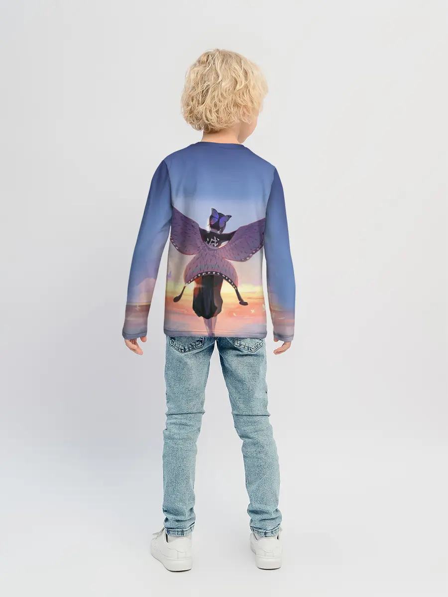 Детский лонгслив / КЛИНОК РАССЕКАЮЩИЙ ДЕМОНОВ